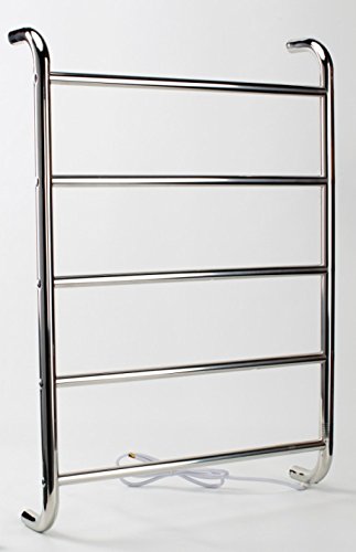 Madrid Electric Heated Towel Rail H770mm W550mm Mirror Polished Finish Dry Electric Towel Rail