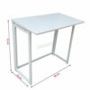 WestWood Foldable Computer Desk Folding Laptop PC Table Home Office Furniture Study Gaming Desktop Workstation WW-CD03 White