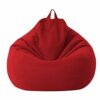Fiacvrs Bean Bag Chair Cover Only Without Filling,100x120cm Zipper Bean Bag Sofa Cover,Sturdy Zipper Beanbag Case, Sack Bean Bag for Adults,Kids,