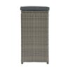 Asti All-Weather Wicker Set of Six 30" H Pub Stools with Cushions