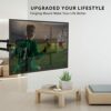 SEAAN Long Reach TV Wall Bracket, Swivel Tilt Corner TV Mount for 32"-65" TVs, 80cm of Extension, Mount Max Up to 35kg, VESA 600x400mm