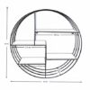 AC Design Furniture Shelf, Wood, Bianco, 10 x 45 x 45 cm