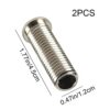 TAORANJU 2 Pcs Sink Fastening Accessories 45mm Sink Basket Screw Wash Basin Screw Sink Bolt Screw for Kitchen Bath Fixtures