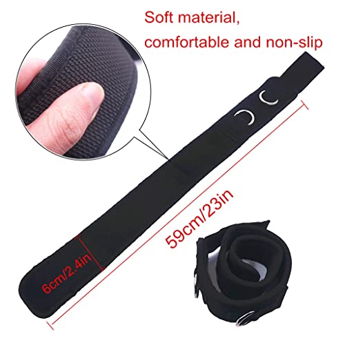 DINGZZ Fitness Thigh Resistance Band Sets Total 120 LB Football Speed and Strength Training Equipment for Leg Butt Squat Workout