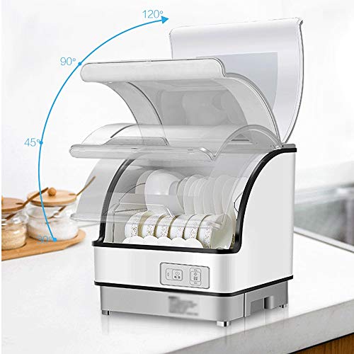 KKYKP Kitchen Small Portable Dishwashers Mini Tabletop Automatic Dishwasher and Dryer