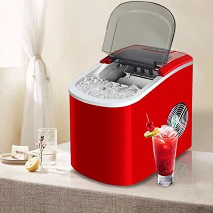 ZYING Commercial Automatic Ice Cube Maker Household Portable Electric Bullet Round Ice Making Machine Coffee Bar