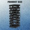 Tudomro Umbrella Stands for Entryway Large Metal Umbrella Holder with Removable Water Tray and Hooks Decor Freestanding Rectangular Umbrella Holl