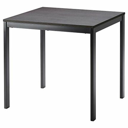 Ikea VANGSTA extendable table, 80/120x70 cm, black/dark brown