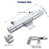 Solepearl Thermostatic Bath Shower Mixer Bar Tap, 38℃ Thermostatic Bathtub Shower Mixer Valve with Waterfall Bath Filler Spout, Exposed Solid Bra