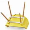 dining chair Kitchen Dining Room Furniture Chairs Dining Chairs Modern Simple PP Plastic Back Chair Beech Legs Leisure Chair Kitchen Living Room