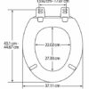 Bemis 5000ZAR000 Chicago Toilet Seat, White