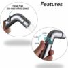 ZOTTI Bidet Douche Spray Hands Free - Toilet Bidet Bathroom Hand Held Shower Bidet Spray Toilet - ABS Chrome