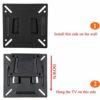 NMD&LR TV Wall Mount Bracket, Universal Slim and Strong Wall Mount Holder for 14-24in LCD LED Monitor Flat Screen, Load Bearing Up to 15KG