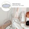 QUANJJ Handheld Makeup Rabbit Ear Design Portable Round Cosmetic Small Cosmetic Vanity Makeup Supplies Accessories For Women