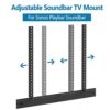 Soundbar Mount Kit for Sonos Playbar TV Mount, Adjustable Mounting Bracket for Sonos Playbar Mount Bracket Sound Bar Mount Under TV or Above TV