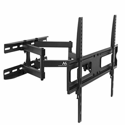 Maclean MC-762 LCD LED Plasma TV Bracket Double Arm Wall Mount 37-70 "Max. VESA 600x400 30kg 180 Degree Swivel Adjustable Wall Clearance