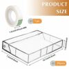 20 Pack Cassette Cases Clear Plastic Blank Cassette Tape Audio Cassette Individual Storage with Clear Tape for Blank Voice Recording Cassette Tap