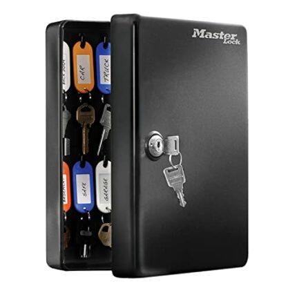 Master Lock KB-25ML Key Cabinet (Wall Mounted with 25 Key Hooks), Small