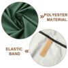 YARNOW Swing Top Cover & Swing Seat Cover - Replacement Canopy for Swing Seat Chair Hammock Cover Top Garden Outdoor/Three-seat 195x125cm (Dark G