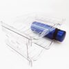 YTHAHTY Water Bottle Organizer, Stackable Water Bottle Storage Rack for Kitchen Cabinet, Fridge, Pantry,4 Pack Acrylic Water Bottle Holder, Wine/