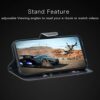 Thoankj Motorola Moto E13 Case Shockproof Slim PU Leather Flip Pouch Wallet Phone Silicone Cover with Magnetic Stand Card Holder Slot Protective
