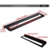 HIGOH Towel Racks,Towel Holder Towel Rail for Bathroom, Towel Rail, Bathroom Hand Hand Towel Holder, Wall Mounted Kitchen Towel Holde,R Bathroom