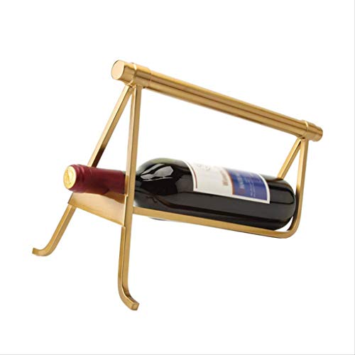 CZDYUF Stainless Wine Rack - Wine Rack Decoration Restaurant Wine Rack Home Creative Furnishings