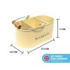 Cornish Cream Colour Kitchen Sink Enamel Washing up Sink Tidy | Sink Caddy | Kitchen Sink Organiser | Sink Accessories | Washing up Utensil Holde