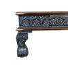 AA Shoppers 20"x15" Indian Bajot Low Table Coffee Table Wedding Puja Chowkie with Drawer Storage