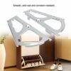 Zerodis Shoes Cabinet Hinge,2Pcs Stainless Steel Shoes Drawer Hinges Shoe Rack Flip Frame Turing Rack Replacement Fittings for Shoes Storage and