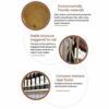 Stylish Simplicity Industrial Wall-Mounted Wine Racks Iron Metal Stylish Simplicity Wine Bottle Racks and Wine Racks Solid Wood Home and Kitchen