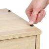 Iris Ohyama, Wooden Cabinet / Space Saving / Wooden Shelf / Storage Unit / Storage Cabinet, Stackable & Flexible , Office, Living Room, Bedroom -