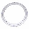 Gorgeri Table Bearing Heavy Duty Aluminium Alloy Rotating Bearing Turntable Round Dining Table Smooth Swivel Plate(10Inch*H8.5MM)
