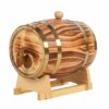 Stylish Simplicity Wine Shelf Oak Barrel Wine Barrel Wine Red Wine Barrel Household with Faucet Brewed Wine, PIBM, a, 3L