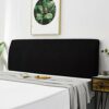 aniceday Universal Dustproof All-inclusive Bed Headboard Cover Modern Elastic Headboard Cover Stretch Dustproof Bed Head Cover Slipcover Protecto