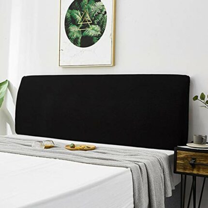 aniceday Universal Dustproof All-inclusive Bed Headboard Cover Modern Elastic Headboard Cover Stretch Dustproof Bed Head Cover Slipcover Protecto