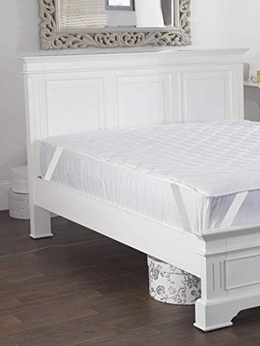 Green Velly Indian Micro Fibre Water Resistant and Dust Proof Mattress Guard Protector (White, 78 X 60 Inches, Queen Size)