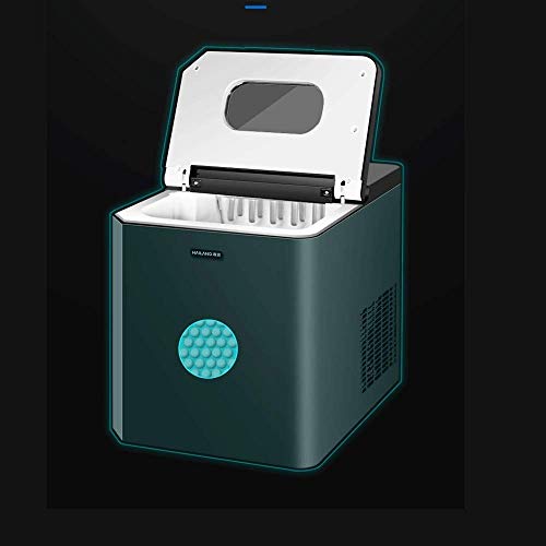 JJZXD Countertop Ice Maker - Ice Cubes Ready in 9 Minutes - Makes 25 KG Ice in 24 hrs - Perfect for Water Bottles, Mixed Drinks - Portable Stainl
