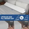 Ariviia Full Size Bed Wedge Pillow for Headboard (54"x10"x7"), Bed Gap Filler (0-8"), Triangle Headboard Pillow for Sleeping Reading Watching TV,
