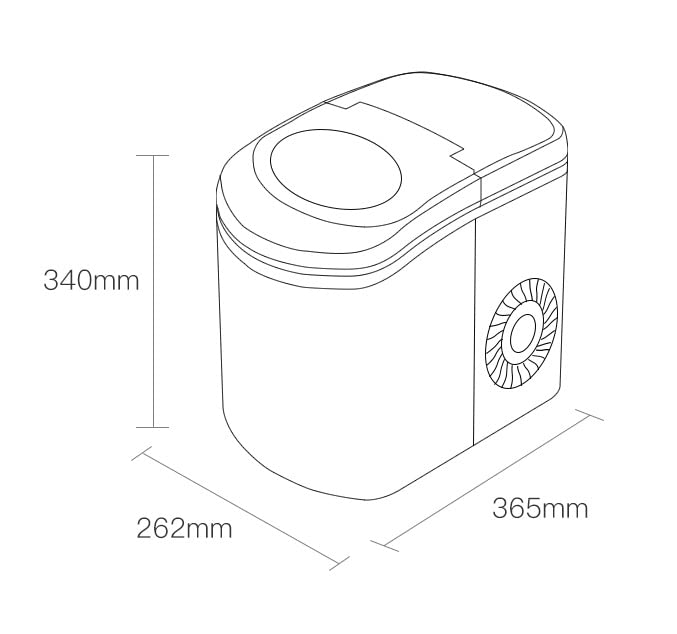 n/a Ice Maker Small Home Mini Automatic Round Ice Ice Cube Making Machine Desktop Manual Round Ice Making Machine