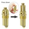 JINXM 2pcs Basin Pop Up Clack Slotted Plug Bolt Assembly Basin Pop Up Click Clack Plug Bolt Replacement Assembly Screw for Most Sink Bath Tub Bas