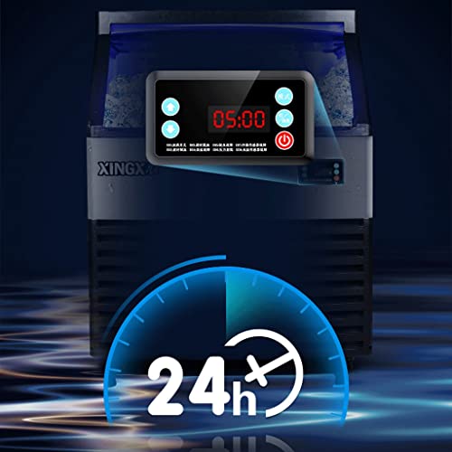 RJJ Ice Maker Small Household/milk Tea Shop KTV Commercial Large Ice Maker Automatic Ice Maker