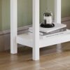 Vida Designs Arlington Console Table Shelf Hallway Side End Dressing Table MDF (White, 1 Drawer)