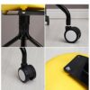 EYHLKM Case for Dining Chair, Study Chair, Fabric, Balcony, Leisure Backrest, Handrail, Metal, for Negotiations (Color : Argento)