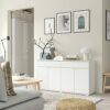 Ikea VIHALS sideboard, 140x37x75 cm, white