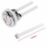 2 Pcs Standard 38 mm Toilet Buttons with Four Rods Dual Push Button Toilet Flush Button for Toilet Closestool Cistern Replacement Accessories (Si