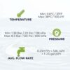 Finerfilters FF-40 Water Filter Cartridge Compatible with InSinkErator F-701R and F-201R Hard Water Filter to fit ISE Instant Boiling Hot Tap Sys