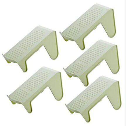 LILIKY Non-Slip Shoe Slots Double Layer Shoe Rack Organizer Holder Shoe Stacker Space Saver Shoe storage (Color : B)
