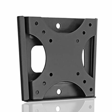 TV Wall Mount, Ultra Slim Fixed TV Wall Bracket for Most 17-27 inch LED/LCD/OLED/Plasma Flat & Curved TV up to15kg with Max VESA 100×100 mm, Extr