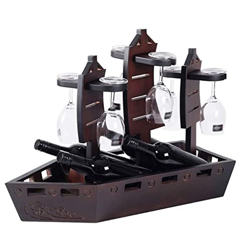 NEOCHY Wine Rack, Wine Rack Creative European Solid Wine Rack Decoration